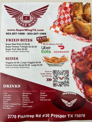 Menu photo 7 Super Wing Prosper, TX