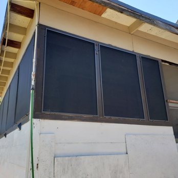 Mobile Screen Repair - Side of the sunroom. - Windows Installation Near Me - Riverside, California