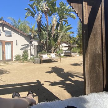 Four Moons Spa - One of the many outdoor seating areas - Day Spas Near Me - Encinitas, California