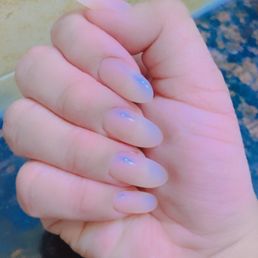 Gel manicure, acrylic tips Gel manicure, acrylic tips