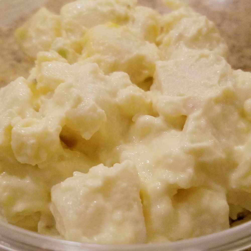 Egg and potato salad