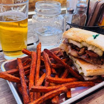 The Brewer's Cabinet - Cuban with sweet potato fries. - Brewpubs Near Me - Reno, Nevada The Brewer's Cabinet - Cuban with sweet potato fries. - Brewpubs Near Me - Reno, Nevada