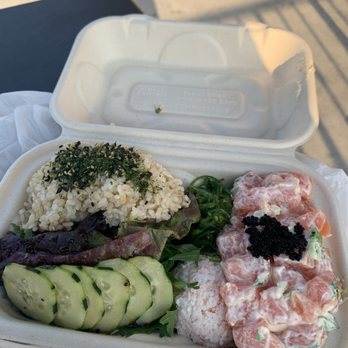 Poke District - Salmon Poke! around $14 - Seafood Near Me - Orange, California Poke District - Salmon Poke! around $14 - Seafood Near Me - Orange, California