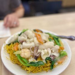 Tasty Spot Cafe - Seafood chow mein crispy