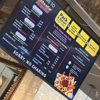 Blazin' Mongolian BBQ - The menus they have now. - Mongolian Near Me - Scottsdale, Arizona