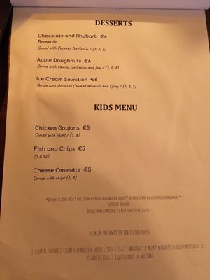 Menu photo 1 Brú House Newbridge Newbridge, KE Menu photo 1 Brú House Newbridge Newbridge, KE