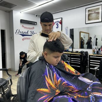 Grand Slam Barbers - Jose working magic - Barbers Near Me - Hesperia, California Grand Slam Barbers - Jose working magic - Barbers Near Me - Hesperia, California
