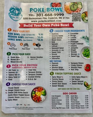 Menu photo 6 Poke Bowl Frederick, MD