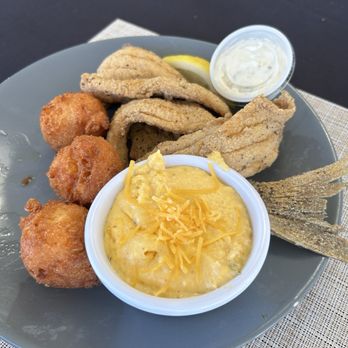 The Fishing Hole - Mullet dinner - New American Near Me - Milton, Florida