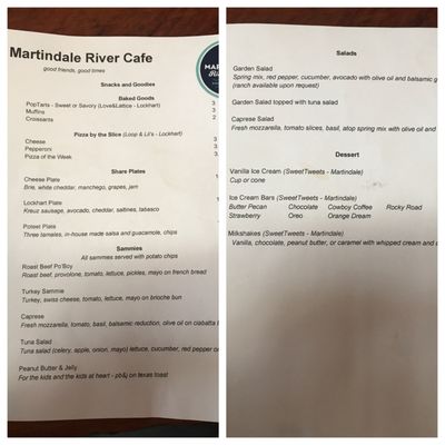 Menu photo 3 Martindale River Cafe and Mercantile Martindale, TX Menu photo 3 Martindale River Cafe and Mercantile Martindale, TX