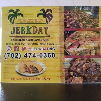 Jerk Dat - Place your order before arrival gives a chef time to perfect it. - Caribbean Near Me - Las Vegas, Nevada Jerk Dat - Place your order before arrival gives a chef time to perfect it. - Caribbean Near Me - Las Vegas, Nevada