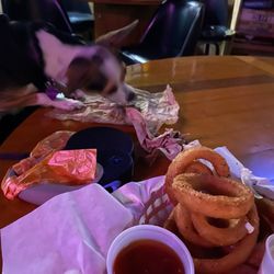 Brooklyn Park Pub - My hearing ear dog Whoopi always knows she's in for a lil treat when we go to the Brooklyn Park Pub.