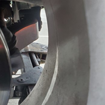 Horacio Auto Service & Brakes - Groove from caliper failure - Auto Repair Near Me - Lake Forest, California Horacio Auto Service & Brakes - Groove from caliper failure - Auto Repair Near Me - Lake Forest, California