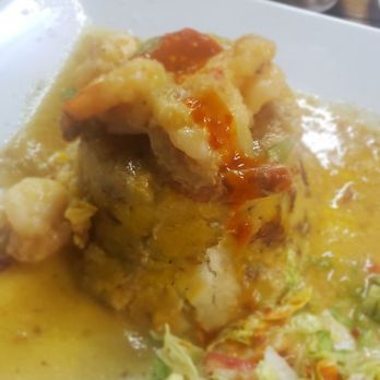 Donde Olga - Trifongo de camarones al ajillo - Caribbean Near Me - Loíza, Puerto Rico