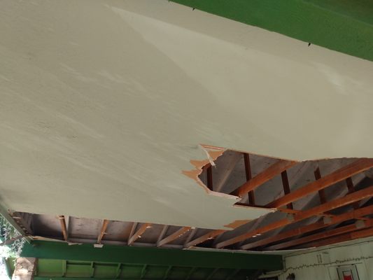 Carport ceiling installation - Ceiling full drywall installation Hanged Taped and textured