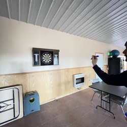 Cloud Nine R V Park - Darts in clubhouse