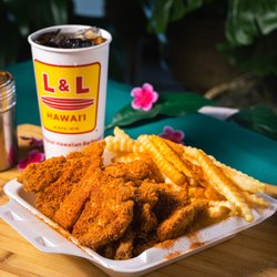L&L Hawaiian Barbecue - #6 Katsu Fried Chicken with our Spicy Seasoning (fan favorite!)