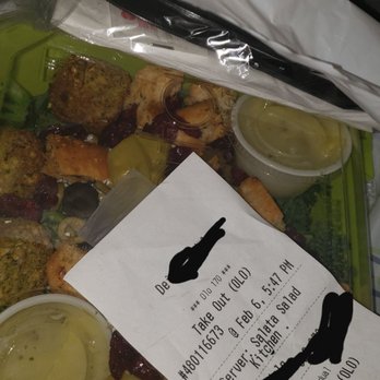 Salata - What's the point of putting special instructions of they dont get it.. or did they chose not to see the second paper - Salad Near Me - Houston, Texas Salata - What's the point of putting special instructions of they dont get it.. or did they chose not to see the second paper - Salad Near Me - Houston, Texas