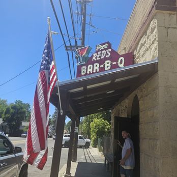Poor Red's Bar-B-Q - Entrance to the bar. - Barbeque Near Me - El Dorado, California