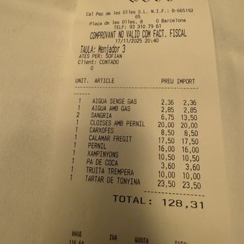 Cal Pep - Items we tried - Mediterranean Near Me - Barcelona, B