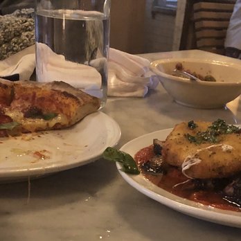 Vern's - Margarita pizza, rib-eye steak and friend mozzarella - New American Near Me - Rochester, New York Vern's - Margarita pizza, rib-eye steak and friend mozzarella - New American Near Me - Rochester, New York