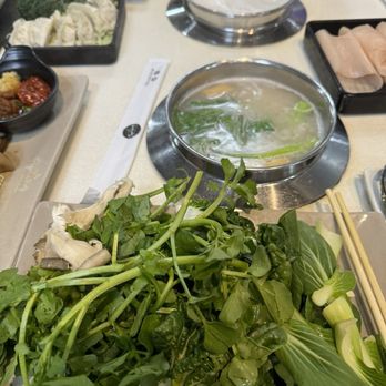 Spring Shabu-Shabu - Pork bone broth and vegetables - Hot Pot Near Me - Boston, Massachusetts Spring Shabu-Shabu - Pork bone broth and vegetables - Hot Pot Near Me - Boston, Massachusetts
