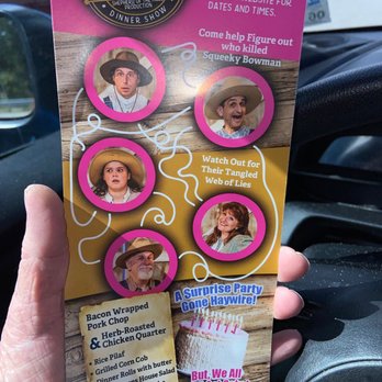 WhoDunnit Hoedown - Show pamphlet - Performing Arts Near Me - Branson, Missouri