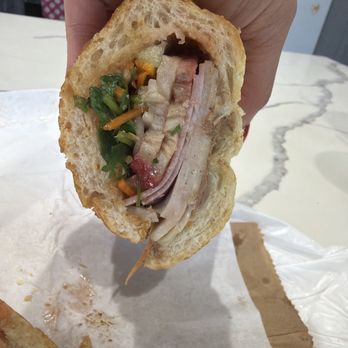 Lu Kitchen - Combination banh mi with extra pate. - Vietnamese Near Me - Garden Grove, California