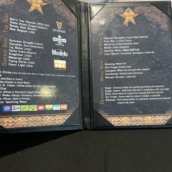 Star of India - Drink menu - Indian Near Me - Saint Cloud, Minnesota Star of India - Drink menu - Indian Near Me - Saint Cloud, Minnesota