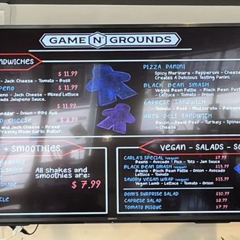 Game N Grounds - Menu - Coffee & Tea Near Me - Los Angeles, California