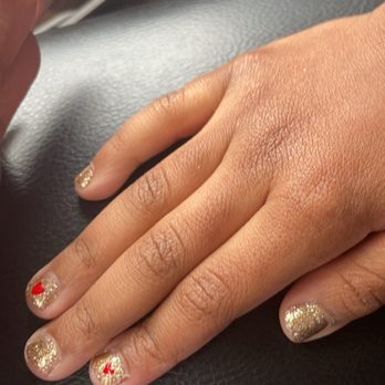 K Nails - Valentine's Day nails for my daughter - Nail Salons Near Me - Smyrna, Georgia