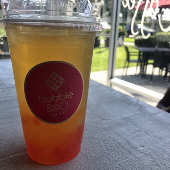 Chilly Bubbles And Co Cafe - Lychee Green with Popping Boba - Bubble Tea Near Me - Maitland, Florida
