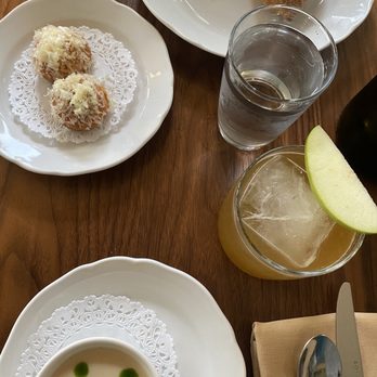 St Lawrence Restaurant - Pomme pomme girl, starters not on the menu - French Near Me - Vancouver, British Columbia