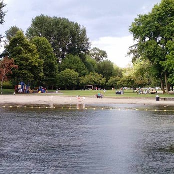 Newcastle Beach Park - View of the park from the pier - Beaches Near Me - Bellevue, Washington