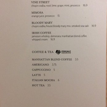 Bistro Verde at Nordstrom - Brunch Cocktails Posted 11/03/19 - American Near Me - New York, New York Bistro Verde at Nordstrom - Brunch Cocktails Posted 11/03/19 - American Near Me - New York, New York