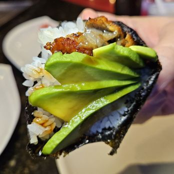 Kampai - Eel avocado handroll - Japanese Near Me - Lawrenceville, Georgia Kampai - Eel avocado handroll - Japanese Near Me - Lawrenceville, Georgia