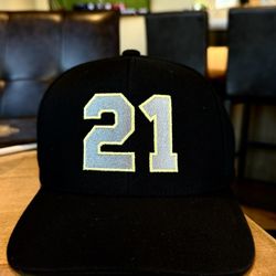 Borders Custom Embroidery - The perfect Roberto Clemente Cap from Borders!