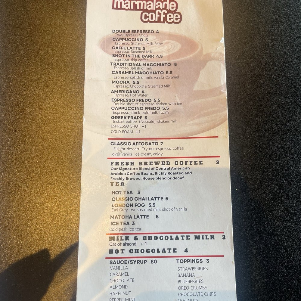Marmalade - Breakfast & Brunch Near Me - Lancaster, Pennsylvania