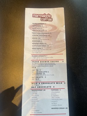 Menu photo 1 Marmalade Lancaster, PA