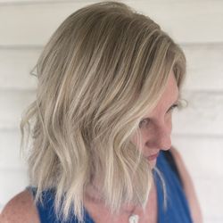 Lush Hair By Chandler Clark - Full Platinum Highlights w/ Root Smudge