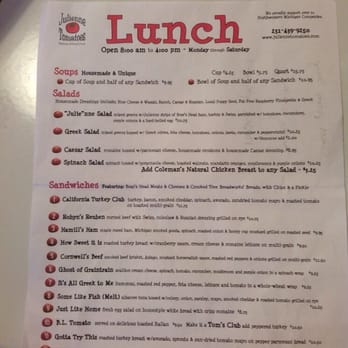 Julienne Tomatoes - Lunch menu - American Near Me - Petoskey, Michigan