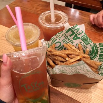 Tastea - Lychee peachy with boba & fries - Coffee & Tea Near Me - Rowland Heights, California Tastea - Lychee peachy with boba & fries - Coffee & Tea Near Me - Rowland Heights, California