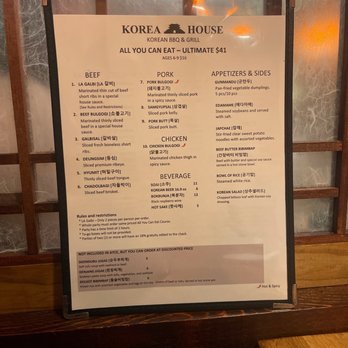 Korea House Restaurant - All you can eat premium menu - Korean Near Me - Longwood, Florida Korea House Restaurant - All you can eat premium menu - Korean Near Me - Longwood, Florida