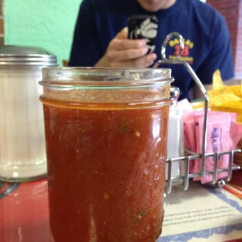 Los Arcos Restaurant - Mason Jars of salsa. - Mexican Near Me - Abilene, Texas Los Arcos Restaurant - Mason Jars of salsa. - Mexican Near Me - Abilene, Texas