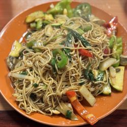 Mongolian of Eagle - Big bowl of veggies and noodles