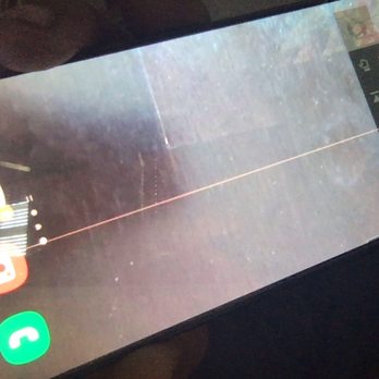 Chiara Cellular - vertical line after worked on - Mobile Phones Near Me - Gardena, California