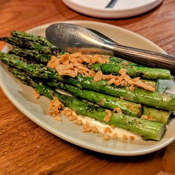 Meadow Woodfire Grill - Grilled Asparagus - can really taste the wood fire with this one! - New American Near Me - Cumming, Georgia Meadow Woodfire Grill - Grilled Asparagus - can really taste the wood fire with this one! - New American Near Me - Cumming, Georgia