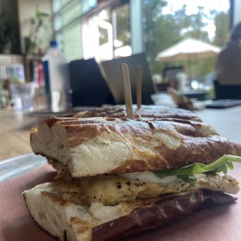 Slowpokes - Chicken Pesto Panino - Coffee & Tea Near Me - Houston, Texas Slowpokes - Chicken Pesto Panino - Coffee & Tea Near Me - Houston, Texas