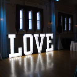 Moving Music - 5' tall love letter rental