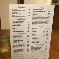Zuger's - Menu